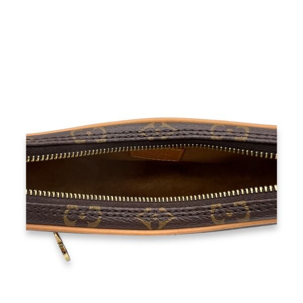 Loop Shoulder Bag Brown in Monogram Coated Canvas, Gold hardware - Image 6