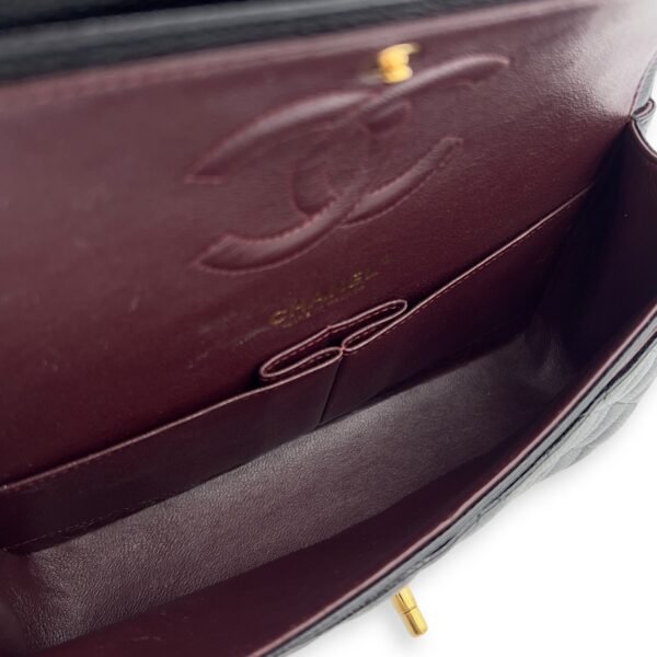 Classic Shoulder Bag Black in Caviar Leather, Gold hardware - Image 7