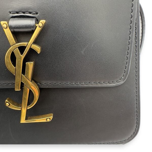 Kaia Crossbody Bag Black in Calfskin, Gold hardware - Image 7