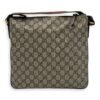 Courrier Beige Messenger bag in Coated Canvas, Gold hardware - Image 2
