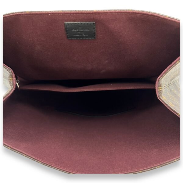 Macassar Backpack Brown in Monogram Coated Canvas, Silver hardware - Image 6