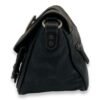 Gaucho Black Crossbody Bag in Calfskin, Ruthenium hardware - Image 3