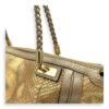 Bella Gold Tote Bag in Python Leather, Gold hardware - Image 7