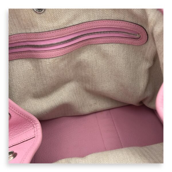 Garden Party 36 Sakura Pink Top Handle Bag in Negonda, Palladium hardware - Image 7