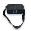 Baguette Blue Shoulder Bag in Calfskin, Gold hardware - Image 7