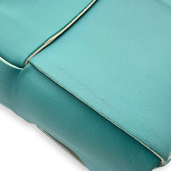 Arco Tote Bag Blue in Lambskin - Image 11