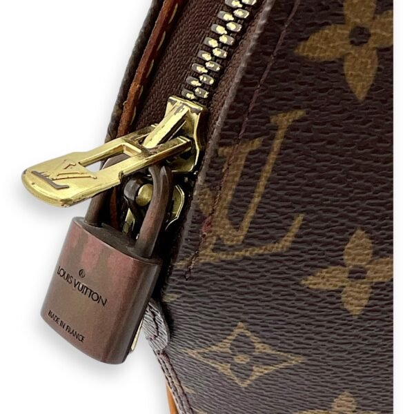 Ellipse Top Handle Bag Brown in Monogram Coated Canvas, Gold hardware - Image 7
