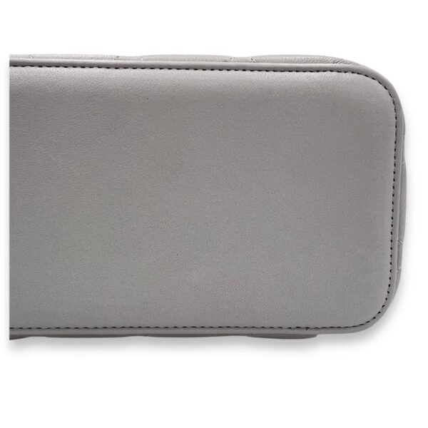 CC Vanity Bag Grey in Lambskin, Gold hardware - Image 7