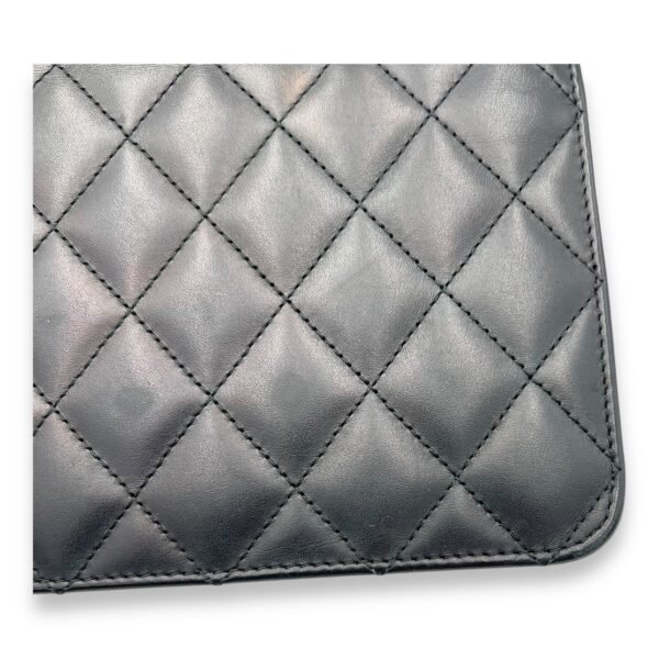 Cambon Wallet On Chain Black in Lambskin, Silver hardware - Image 7