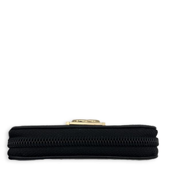 Boy Black Wallet in Caviar Leather, Gold hardware - Image 7