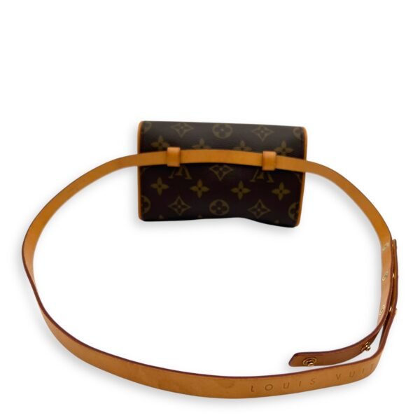 Florentine Belt Bag Brown in Monogram Coated Canvas, Gold hardware - Image 7