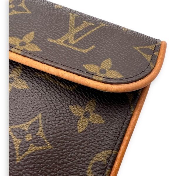 Florentine Belt Bag Brown in Monogram Coated Canvas, Gold hardware - Image 7