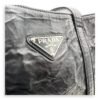 Antique Logo Small Black Tote Bag in Nappa Leather, Silver hardware - Image 7