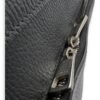 Flap Backpack Black in Calfskin, Silver hardware - Image 7