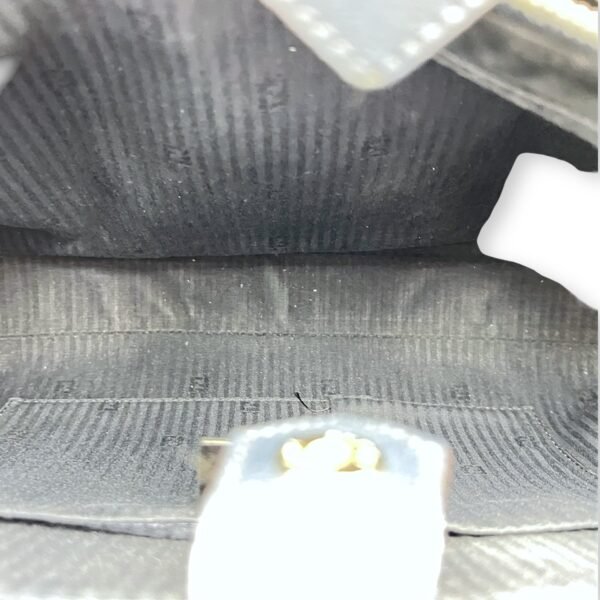 2Jours Blue Top Handle Bag in Calfskin, Silver hardware - Image 7