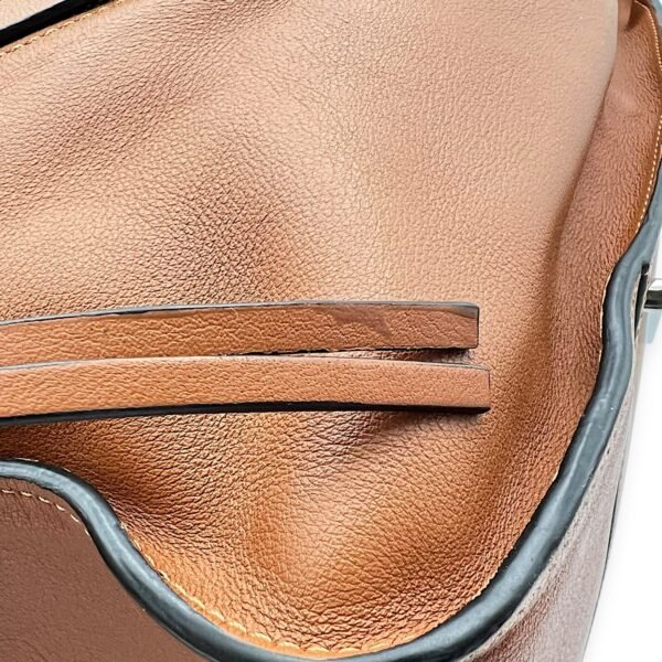 Hammock Medium Brown Shoulder Bag in Calfskin, Silver hardware - Image 7