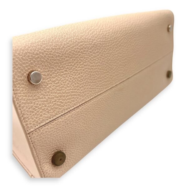 Diorever Top Handle Bag Pink in Calfskin, Silver hardware - Image 7