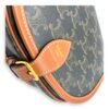 Folco Shoulder Bag Brown in Coated Canvas, Gold hardware - Image 7