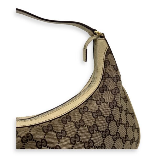GG Shoulder Bag Brown in Canvas, Gold hardware - Image 7