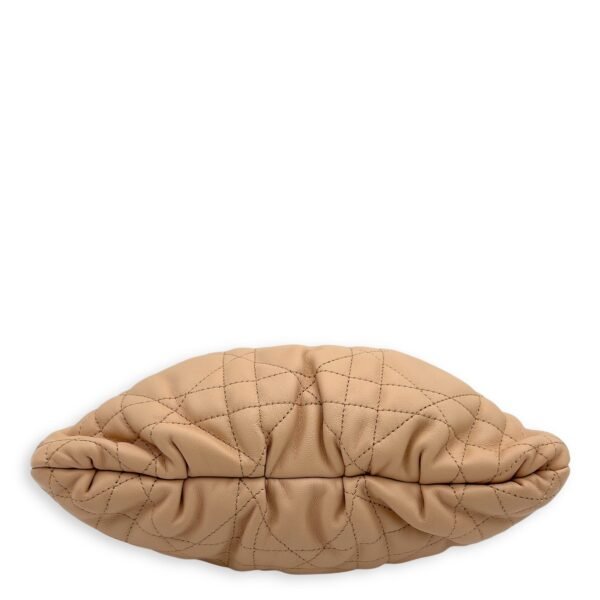 Ammi Chain Shoulder Bag Beige in Lambskin, Gold hardware - Image 5