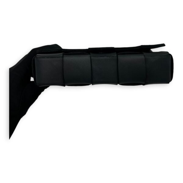Cassette Black Crossbody Bag in Lambskin - Image 6