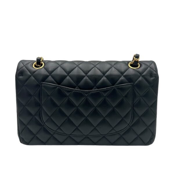 Classic Shoulder Bag Medium Black in Lambskin, Gold hardware - Image 2