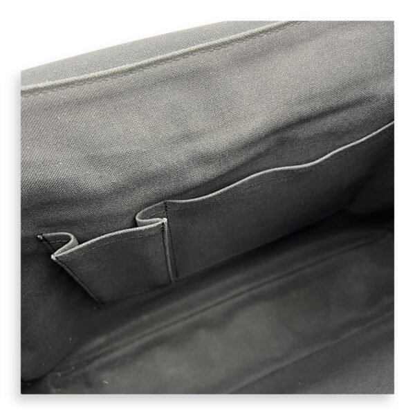 Daniel Messenger MM Graphite in Coated Canvas, Silver hardware - Image 7