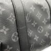 Keepall Bandouliere 45 Monogram Eclipse Duffle Bag in Coated Canvas, Silver hardware - Image 7