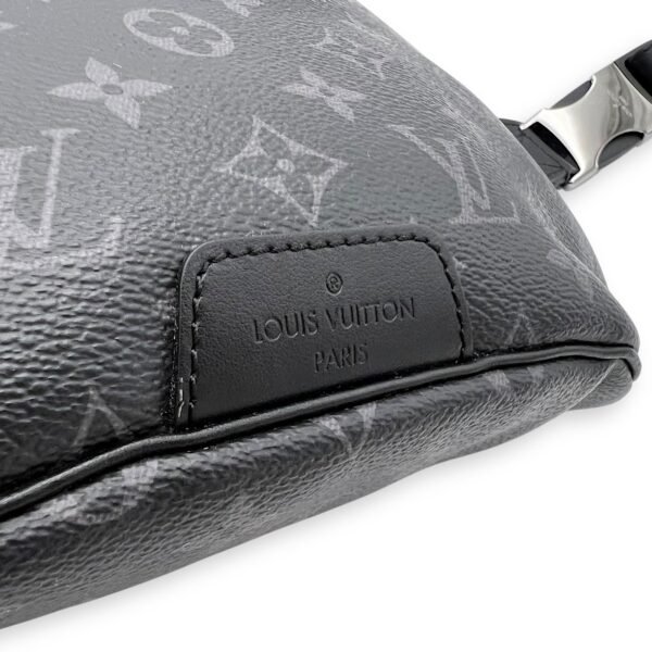 Discovery Black Belt Bag in Monogram Coated Canvas, Silver hardware - Image 7