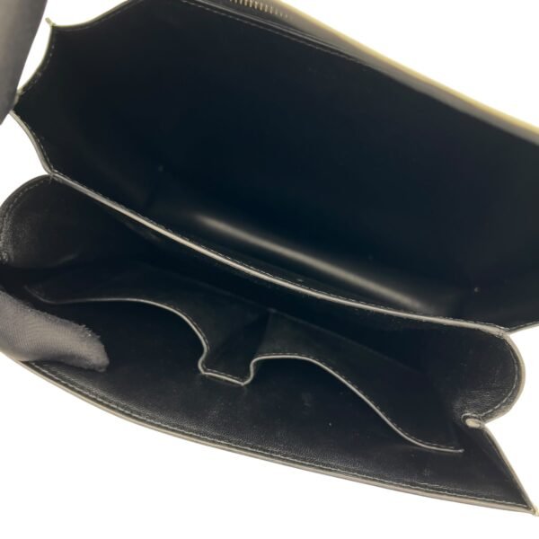 Box Medium Silver Shoulder Bag in Calfskin, Silver hardware - Image 6