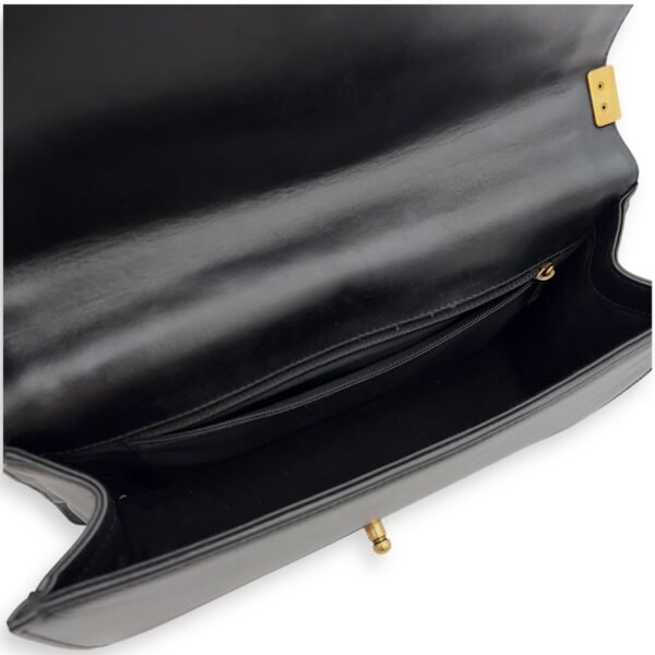 Boy Large Shoulder bag in Lambskin, Gold Hardware - Image 7