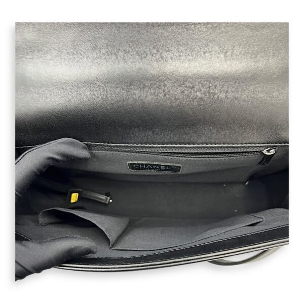 Boy Large Crossbody bag in Lambskin, Ruthenium Hardware - Image 6