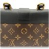 Locky BB Brown Top Handle Bag in Monogram Coated Canvas, Gold hardware - Image 8