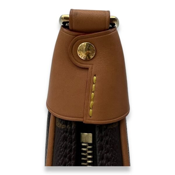 Loop Shoulder Bag Brown in Monogram Coated Canvas, Gold hardware - Image 8