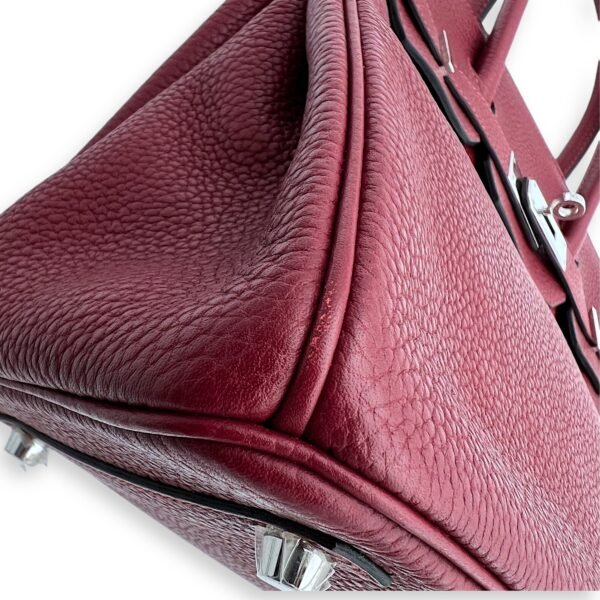 Birkin 30 Red in Clemence, Palladium hardware - Image 7