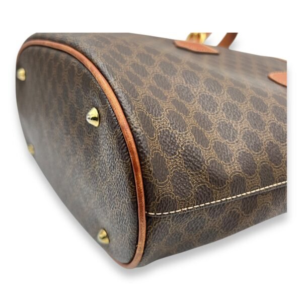 Macadam Tote Bag Brown in Coated Canvas, Gold hardware - Image 8