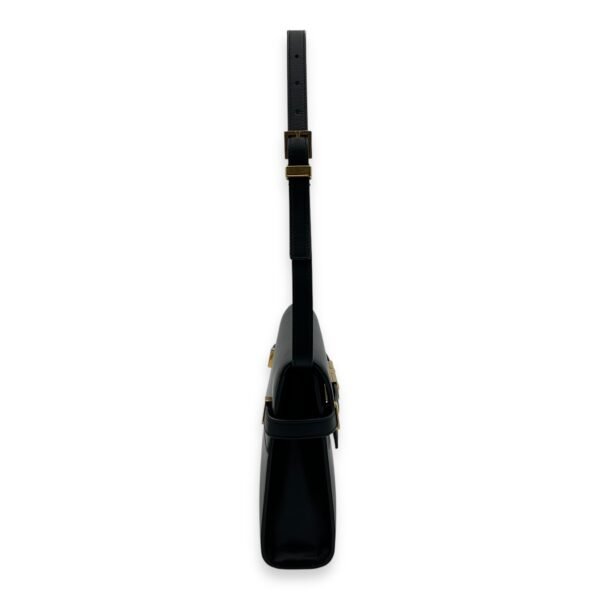 Manhattan Shoulder Bag Black in Calfskin, Gold hardware - Image 4