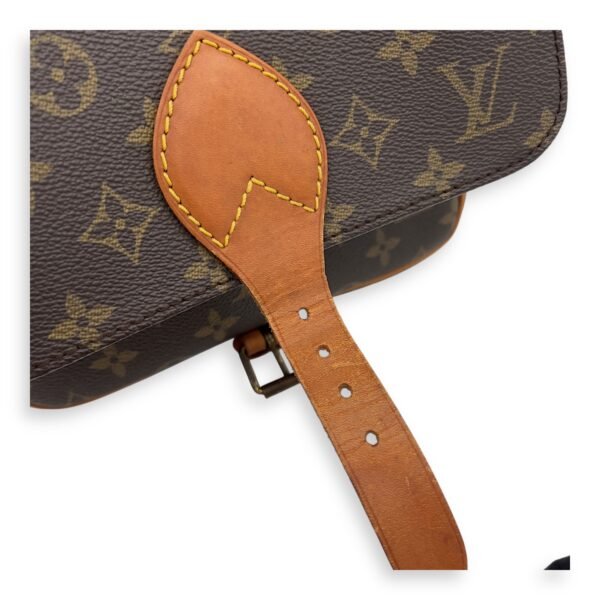 Cartesiere Crossbody Bag Brown in Monogram Coated Canvas, Gold hardware - Image 8