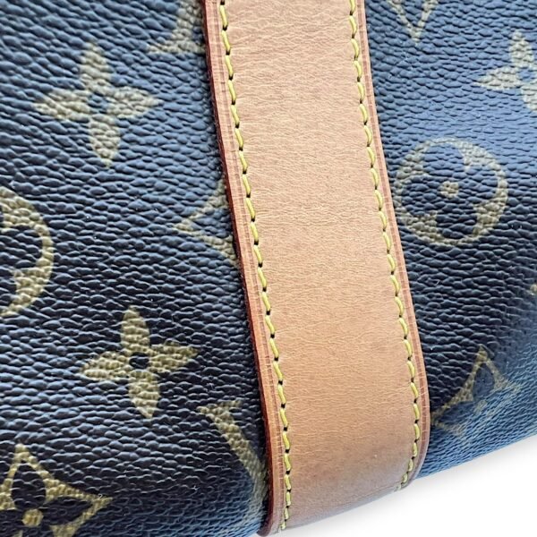 Carryall Travel Brown Top Handle Bag in Monogram Coated Canvas, Gold hardware - Image 8