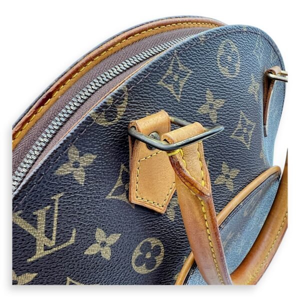Ellipse Top Handle Bag Brown in Monogram Coated Canvas, Gold hardware - Image 8