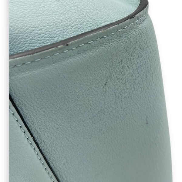Hammock Medium Blue Top Handle Bag in Calfskin, Silver hardware - Image 8
