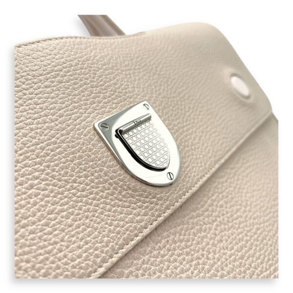 Diorever Top Handle Bag Pink in Calfskin, Silver hardware - Image 8
