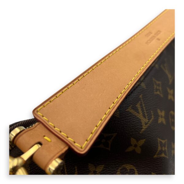 Sully MM Brown Top Handle Bag in Monogram Coated Canvas, Gold hardware - Image 8