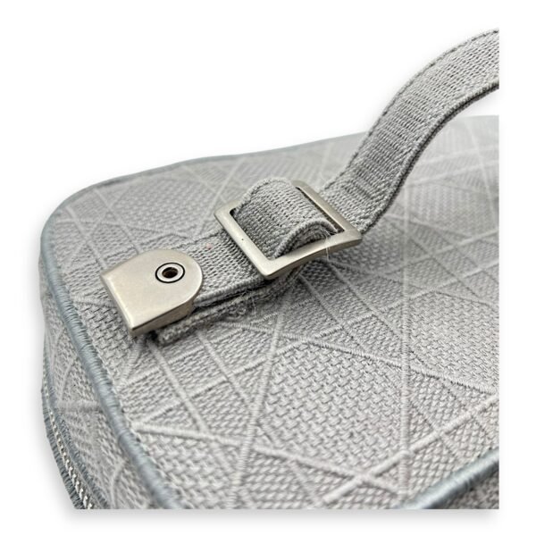 D-Lite Vanity Top Handle Bag Grey in Canvas, Silver hardware - Image 7
