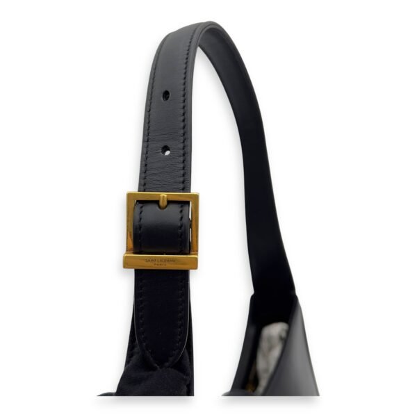 Le 5 A 7 Black Shoulder Bag in Calfskin, Gold hardware - Image 4