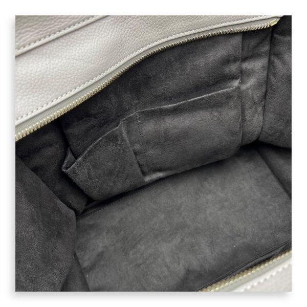 Luggage Mini Beige Top Handle Bag in Calfskin, Gold hardware - Image 8