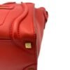 Luggage Top Handle Bag Micro Red in Calfskin, Gold hardware - Image 8
