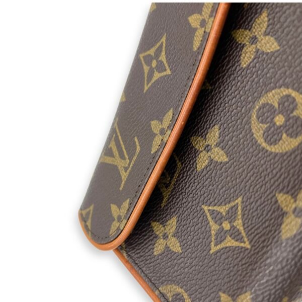 Florentine Belt Bag Brown in Monogram Coated Canvas, Gold hardware - Image 10