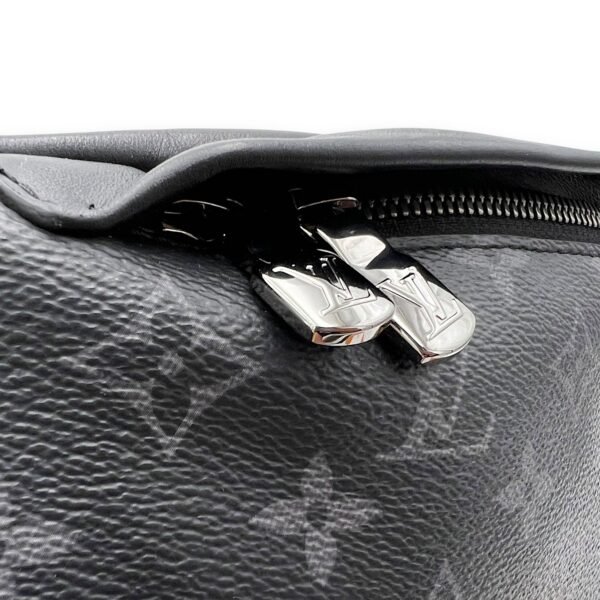 Discovery Black Belt Bag in Monogram Coated Canvas, Silver hardware - Image 8