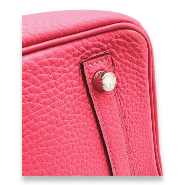 Birkin 30 Rose Lipstick in Togo, Palladium hardware - Image 9